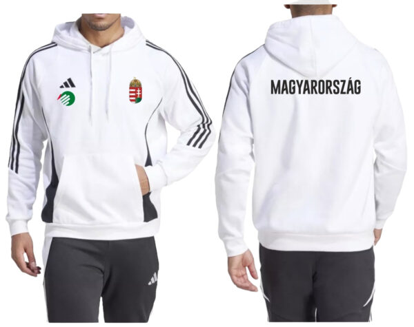 Adidas magyar válogatott fehér kapucnis pulóver - Image 5